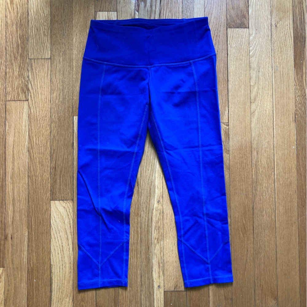 Prana Prism Capri Leggings, Blue, XS